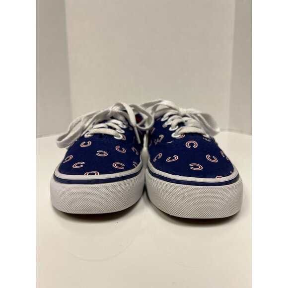 Vans Authentic Chicago Cubs Blue Red MLB Low Shaft Sneakers Men's 4 Women's 5.5 - Picture 4 of 9